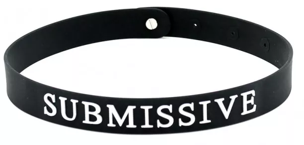 Halsband aus Silikon Submissive