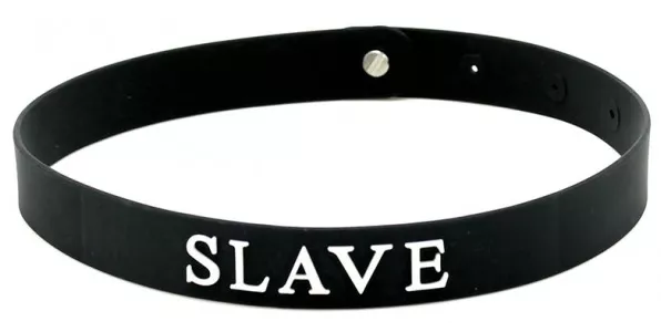 Halsband aus Silikon Slave