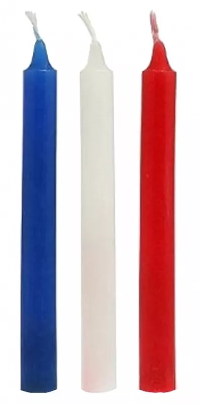 Set mit 3 SM-Kerzen Hot Wax 17,5 cm