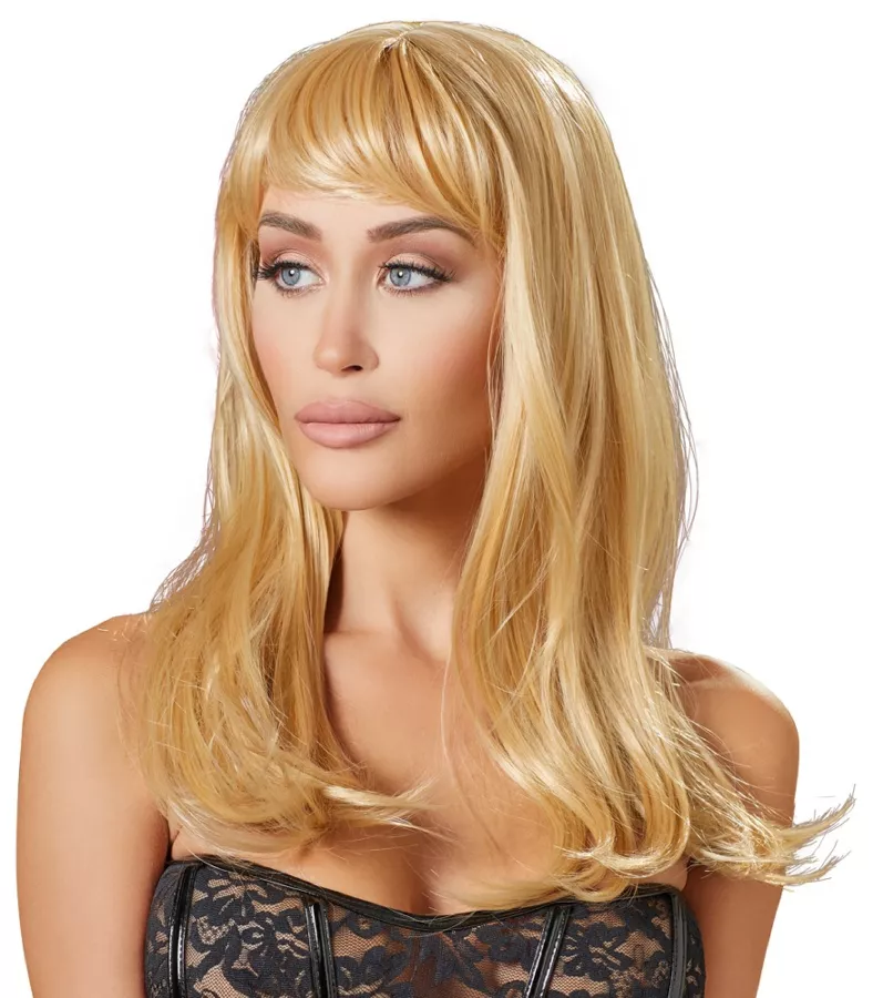 Perücke Langhaar Blond glatt