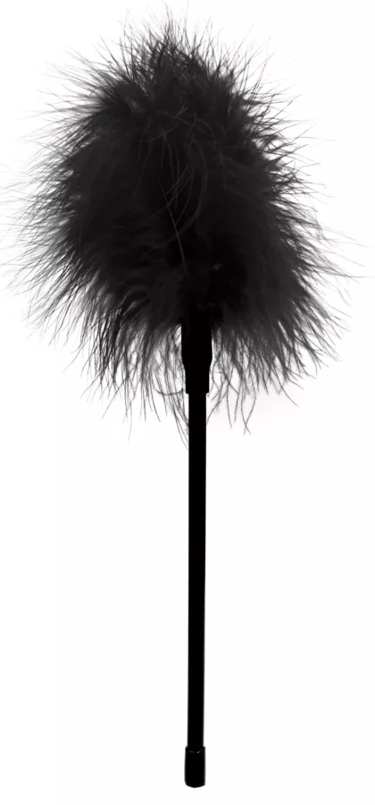 Kitzelfeder Schwarz 27cm