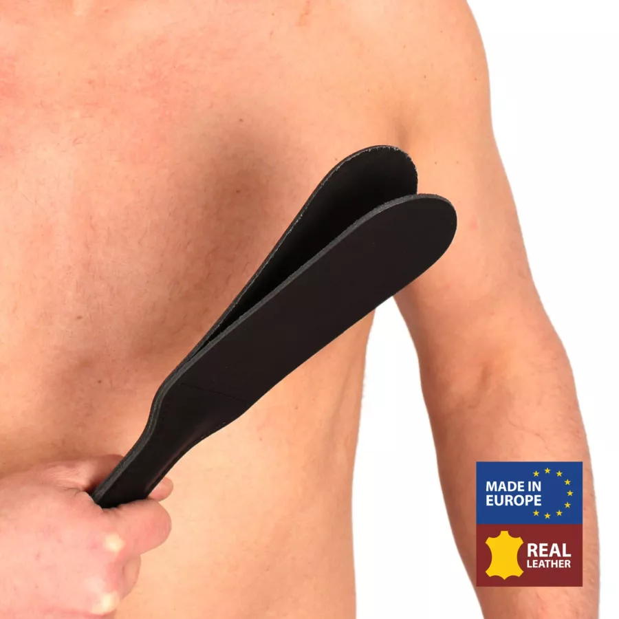 Doppel-Lederpaddle - 31cm X 7cm