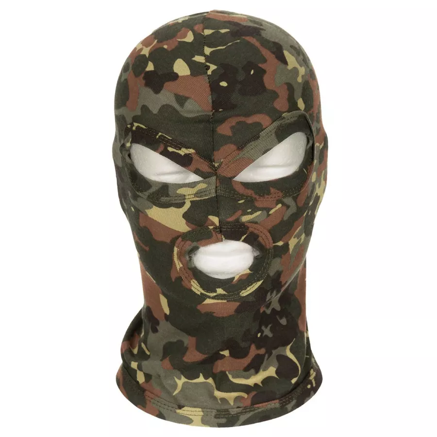 Lux Baumwoll-Gesichtshaube Camouflage