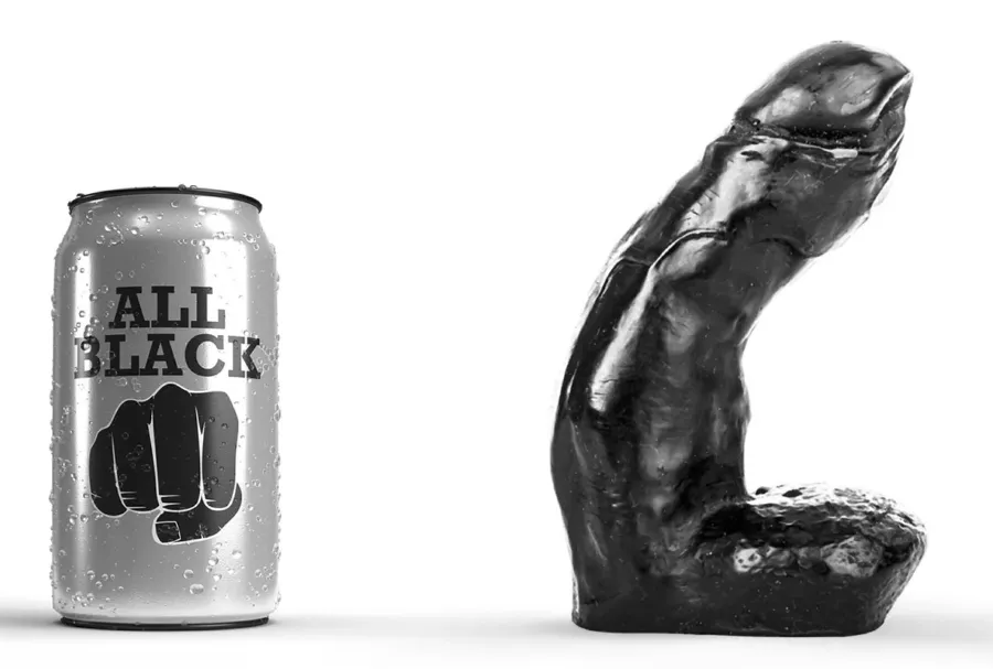 Dildo AB01 Jason All Black 11 x 4.7cm