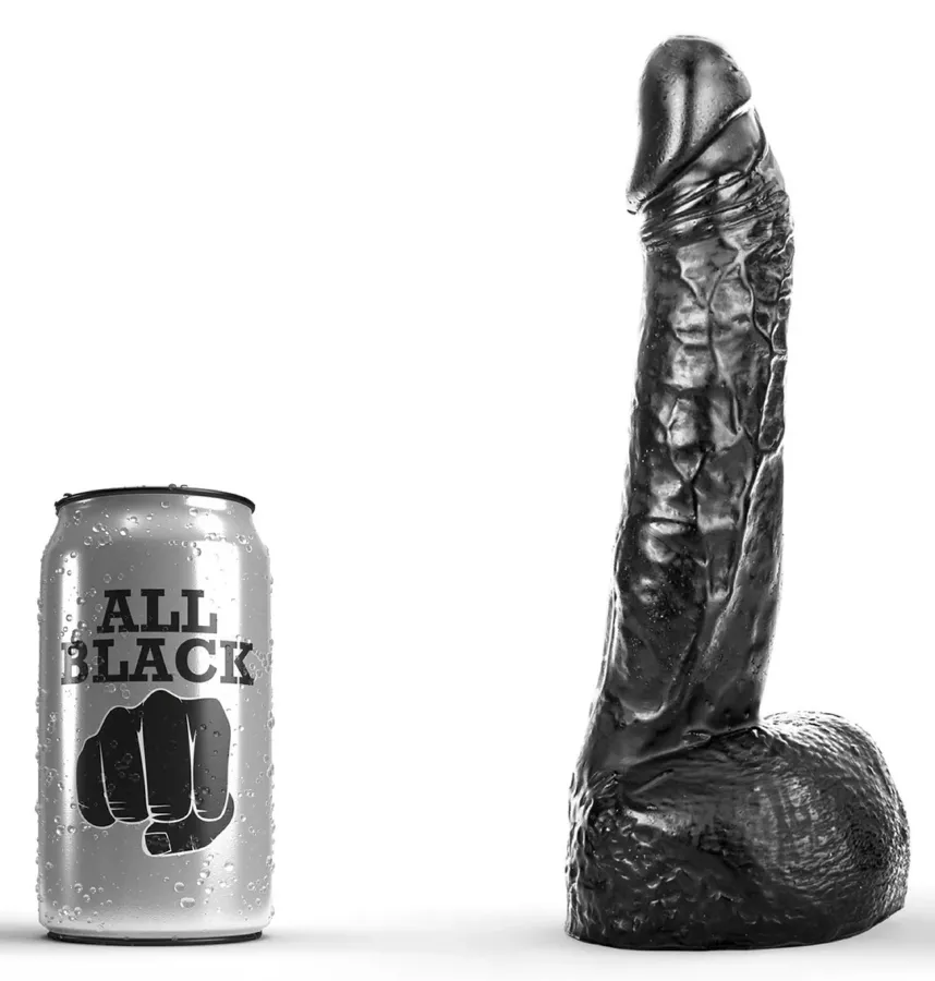 Dildo AB11 Karl All Black 16 x 4.5cm