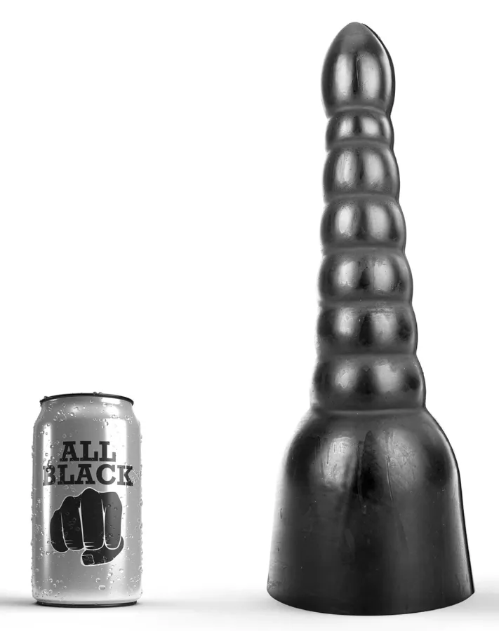 Dildo AB17 Bole All Black 22 x 6.5cm