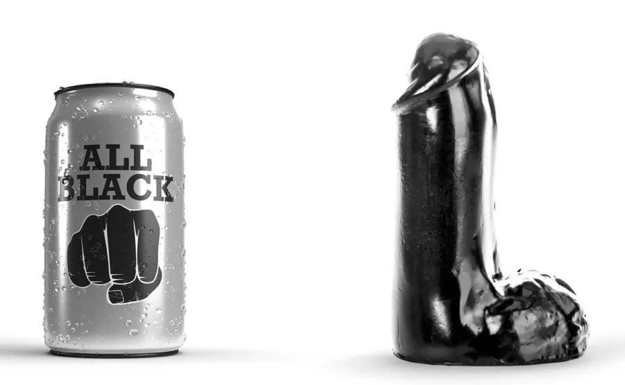 Dildo AB41 Joystick All Black 11 x 5cm