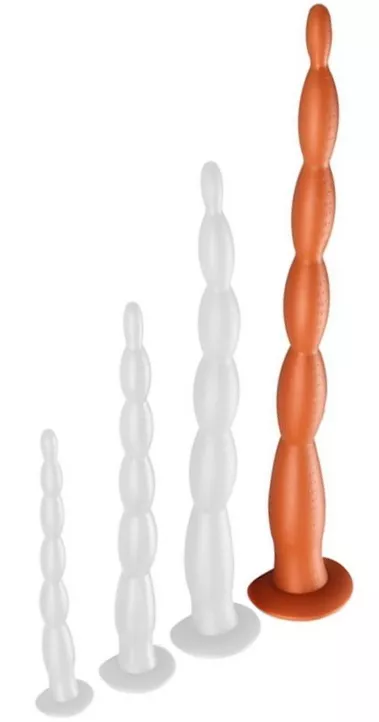 Langer Dildo SCALE BEADS XL 60 x 6 cm