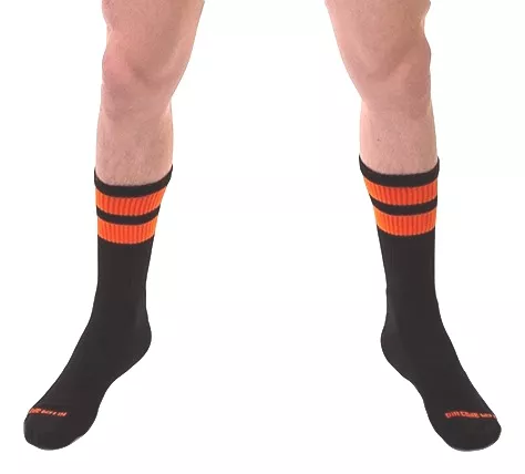 Gym Socks Socken Schwarz-Orange Neon