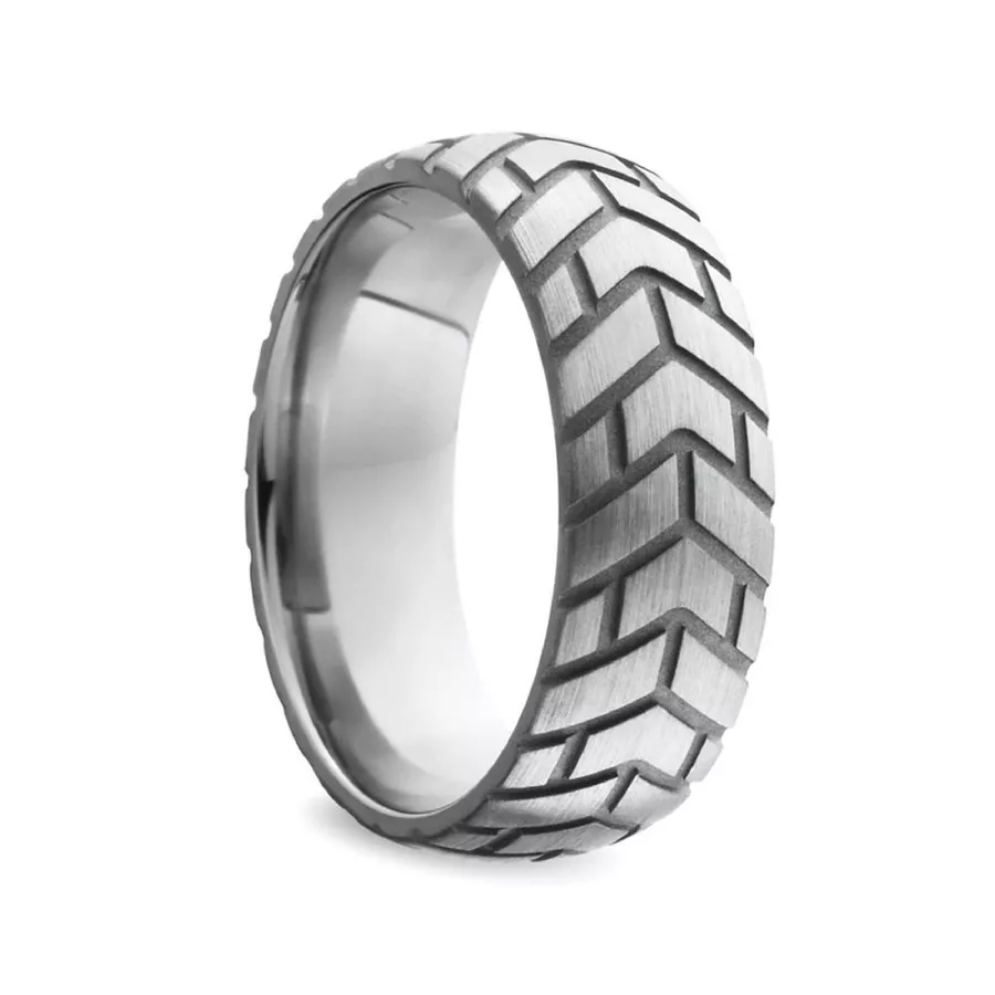 Cockring aus Metall Donut Band