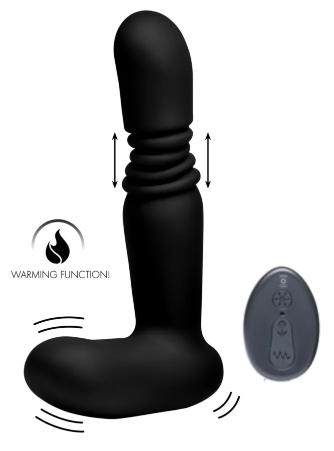 Prostatastimulator mit Stoßfunktion Thrust Control 12.5 x 3 cm