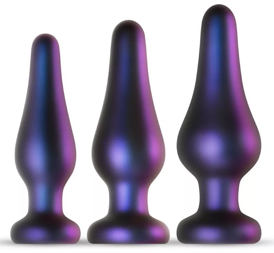 Pack mit 3 Silikon Butt Plugs Comets Hueman