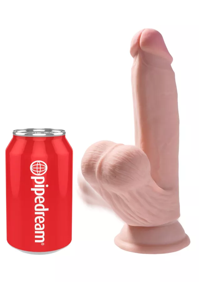 3D realistischer Dildo Cock Swinging Balls 15 x 4 cm