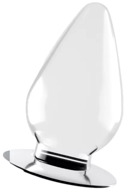 Transparenter Plug Flawless 10 x 5,5 cm