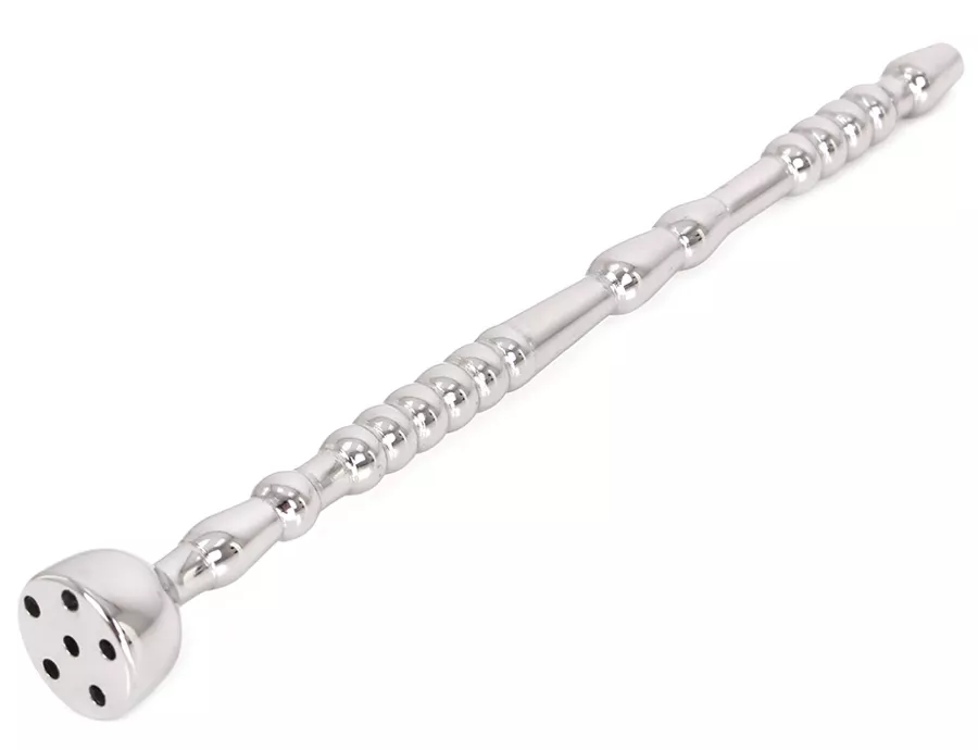 Harnröhren-Stab durchbohrt Shower Head 13cm - Durchmesser 7mm