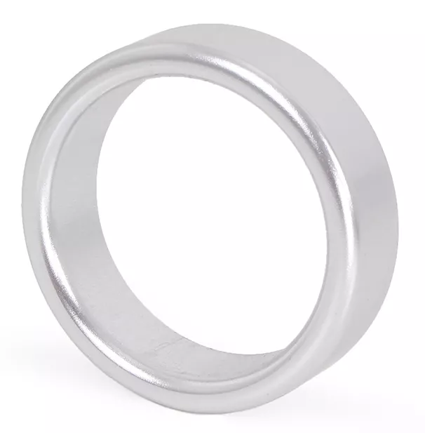 Penisring aus Aluminium Circle 15mm Silber