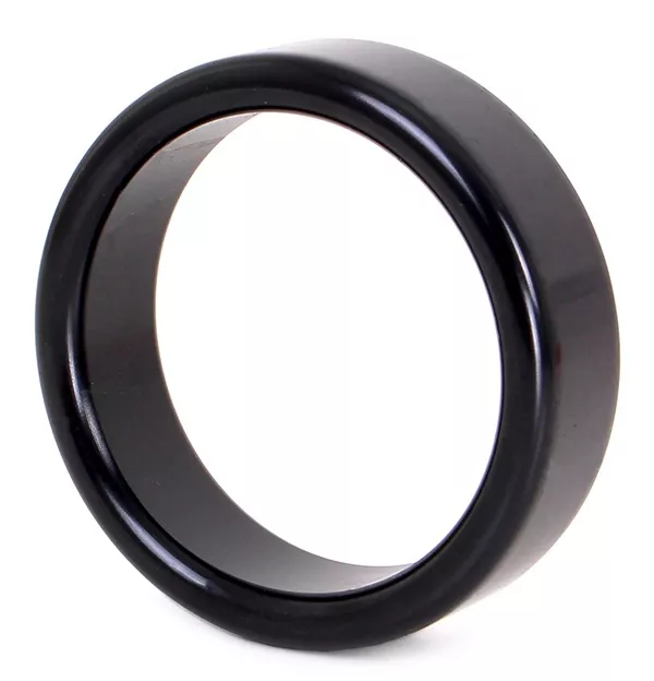 Penisring aus Aluminium Circle 15mm Schwarz