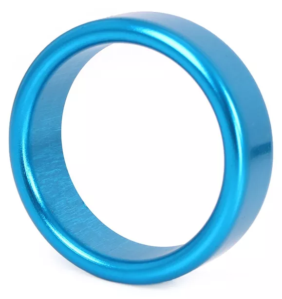Penisring aus Aluminium Circle 15mm Blau