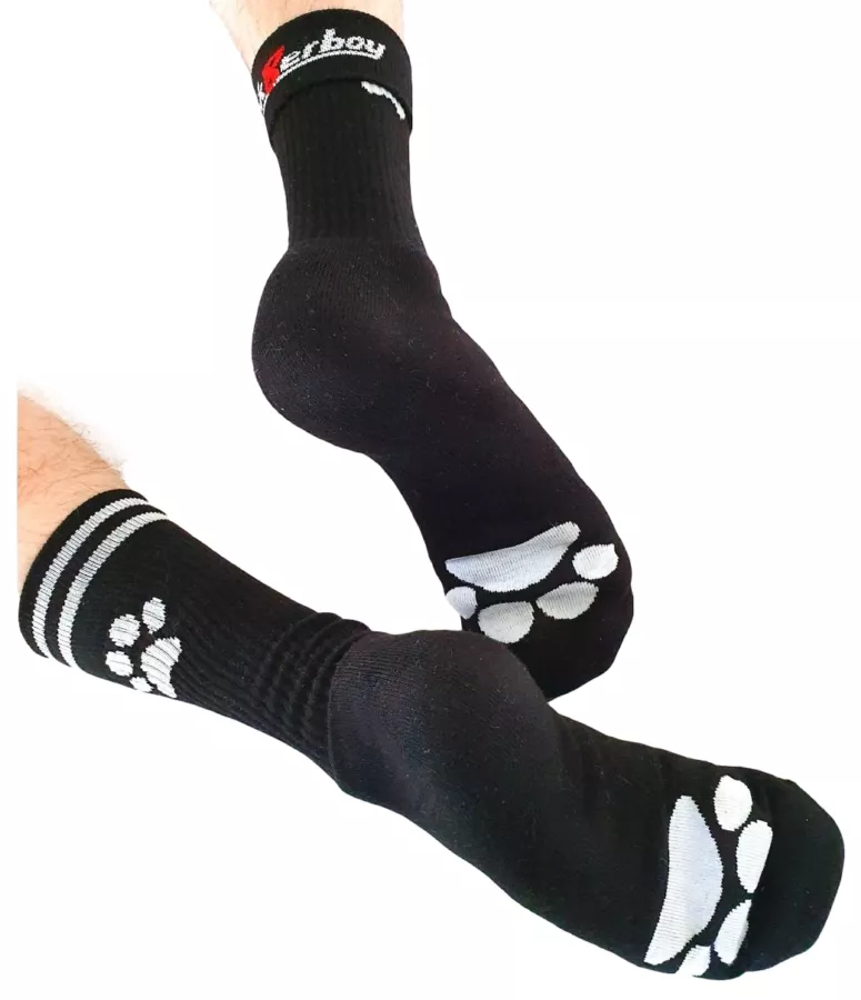 Schwarze Socken Sk8erboy Puppy Socks