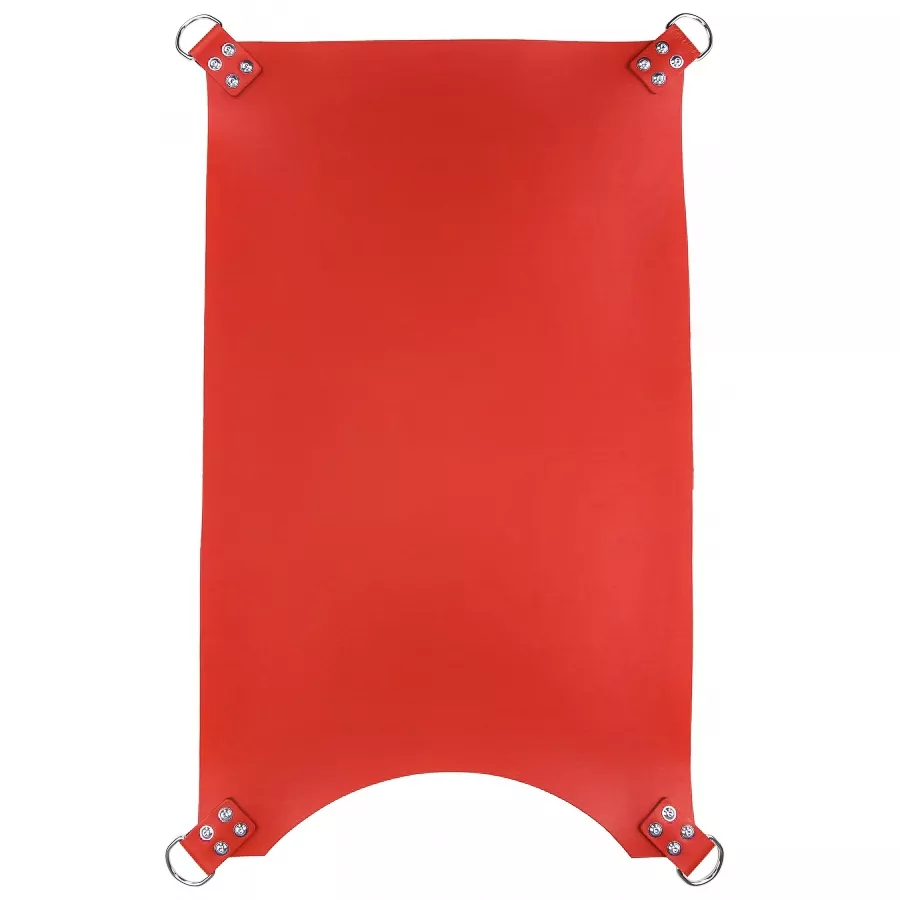 Leder-Sling 4-Punkt Rot