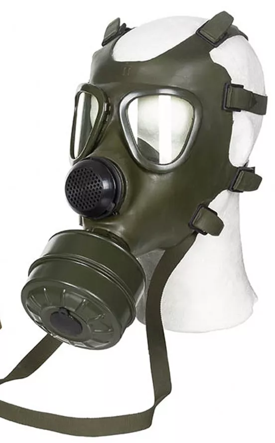 Gasmaske MP74 mit Filter und Tasche
