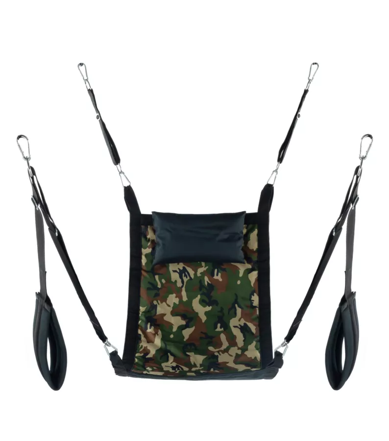 Hängesling aus Stoff Rechteck - Komplettset Camouflage
