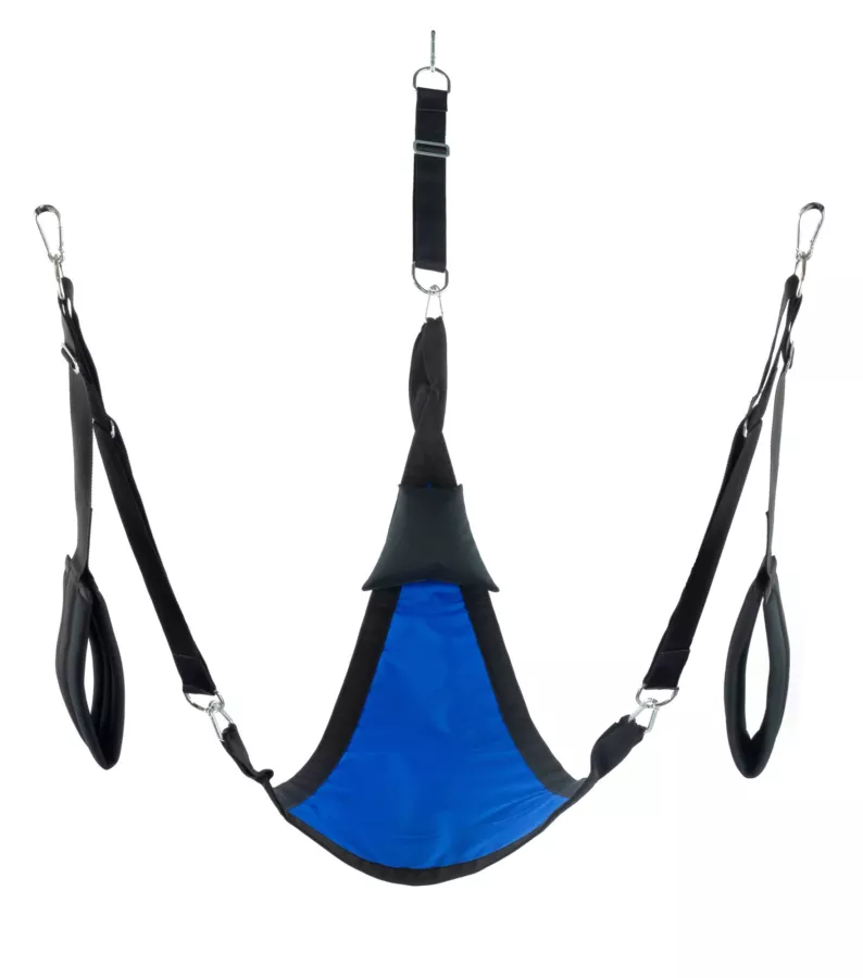 Sling aus Stoff Dreieck - Komplettset Blau