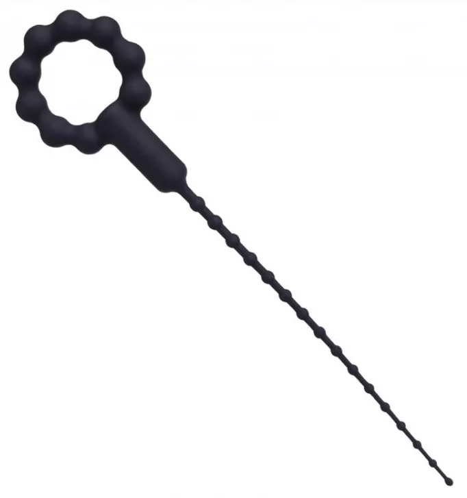 Vibrierende Harnröhrenstab mit O-Ring 17,5cm - Durchmesser 3 bis 8mm