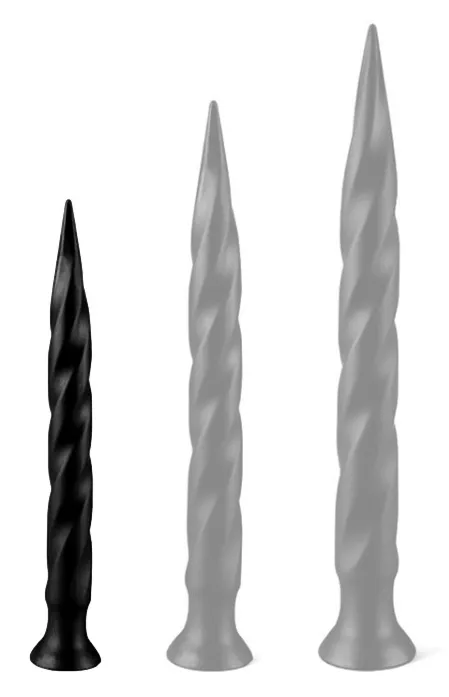 Langer Dildo Tail S 34 x 3.5cm Schwarz