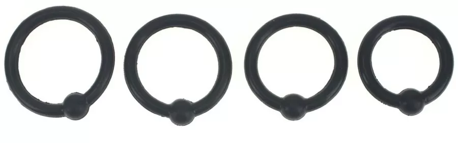 Set von 4 Eichelringen