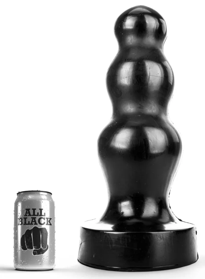 XXL Butt Plug AB56 ROTOR All Black 33 x 12.5cm