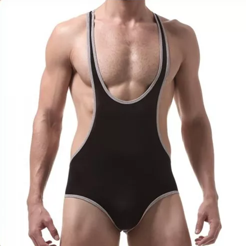 Body Singlet Fin Schwarz-Weiß