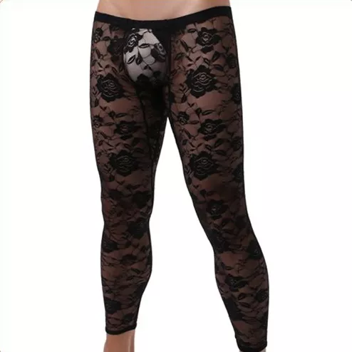 Sexy Spitzenbriefs Schwarz