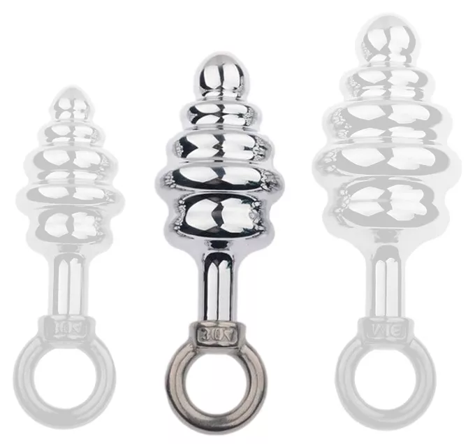 Metall-Plug mit Ring Butt Pal 7 x 3,5cm