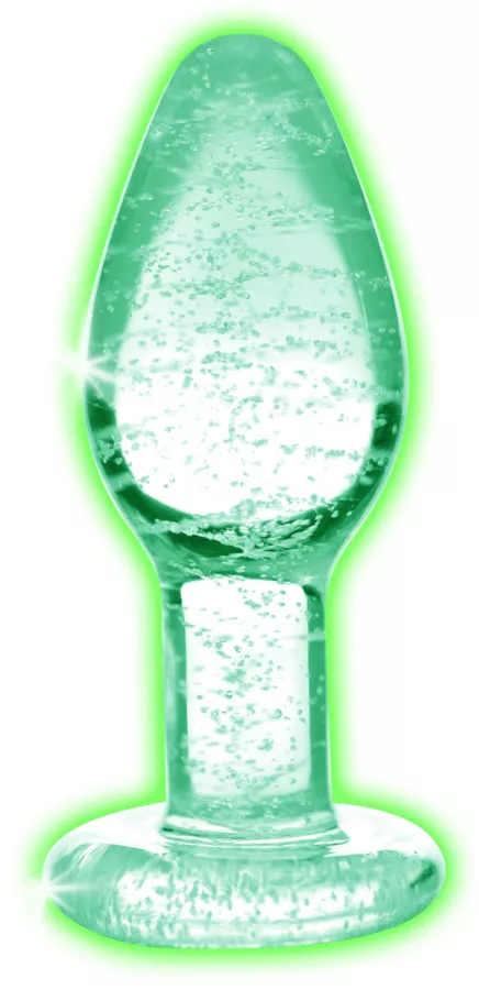 Glasanalpfropfen phosphoreszierend Glow S 7 x 2.8cm