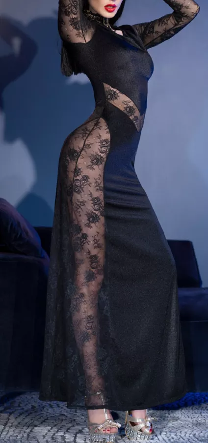 Kleid Caitlina - Schwarz