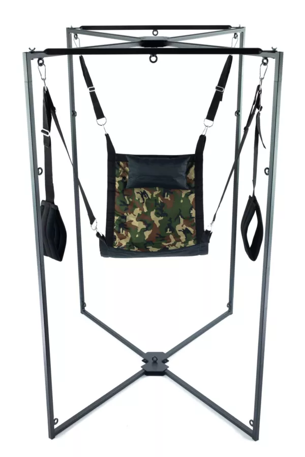 Sling-Kit Stoff Quadrat Camouflage Gestell Schwarz