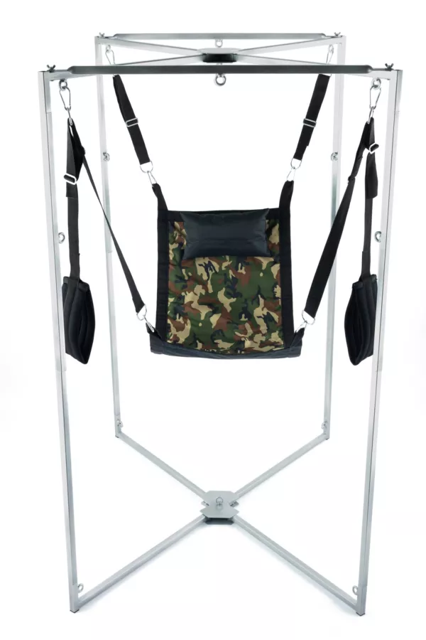 Sling-Kit Stoff Quadrat Camouflage Gestell Grau