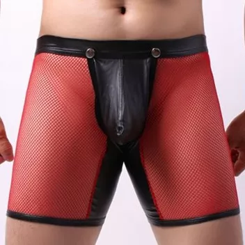 Bottomless Long OPEN IT Red