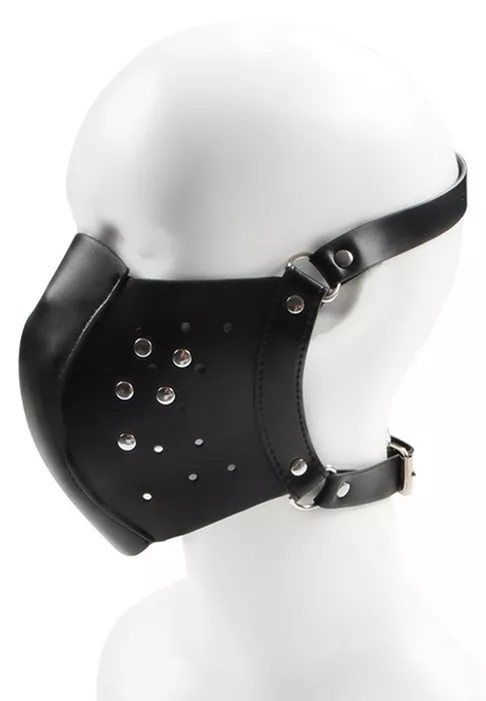 Punk-Maske Schwarz