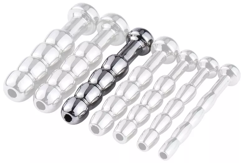 Butt plug Harnröhre durchbohrt Cock Top XXL 4.5cm - Durchmesser 9mm