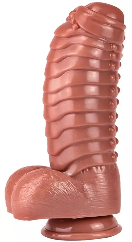 Dildo Monster Carapace 22 x 10cm Braun