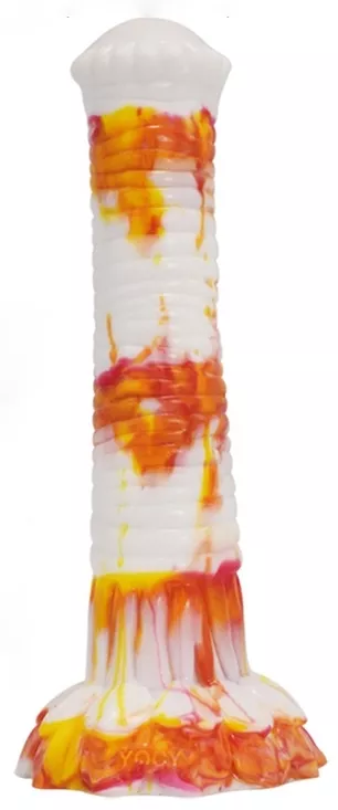 Dildo Tork 23 x 5.5cm Weiß-Orange