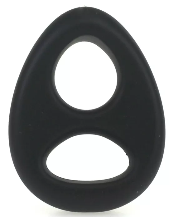 Hodensackdehner Silikon Hole Cock Schwarz