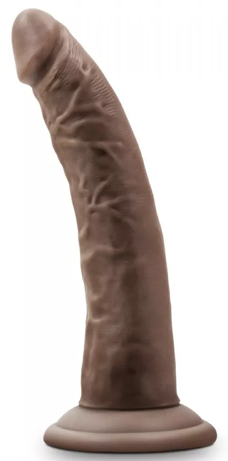 Dildo realistisch Cock Long Dr Skin 17 x 4cm Braun