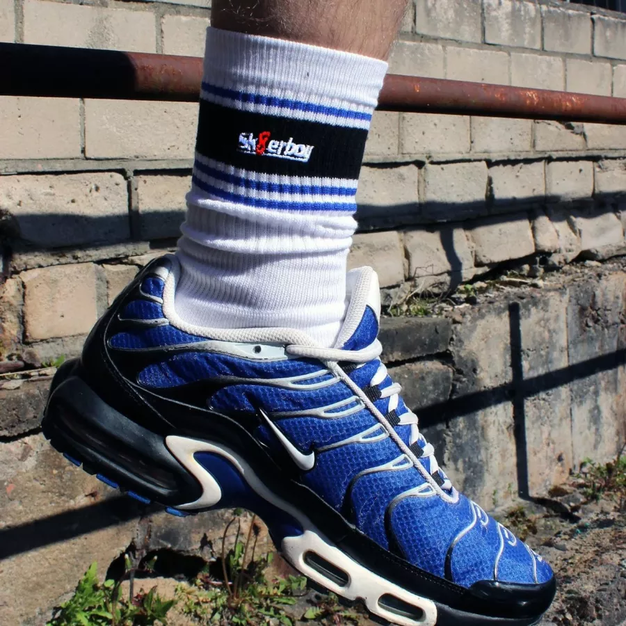 Weiße Socken Sk8erboy Deluxe