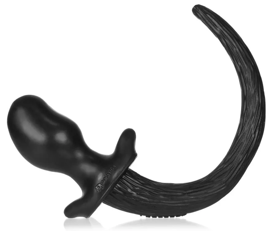 Butt Plug Puppy Tail Bulldog Schwarz 11.5 x 6cm