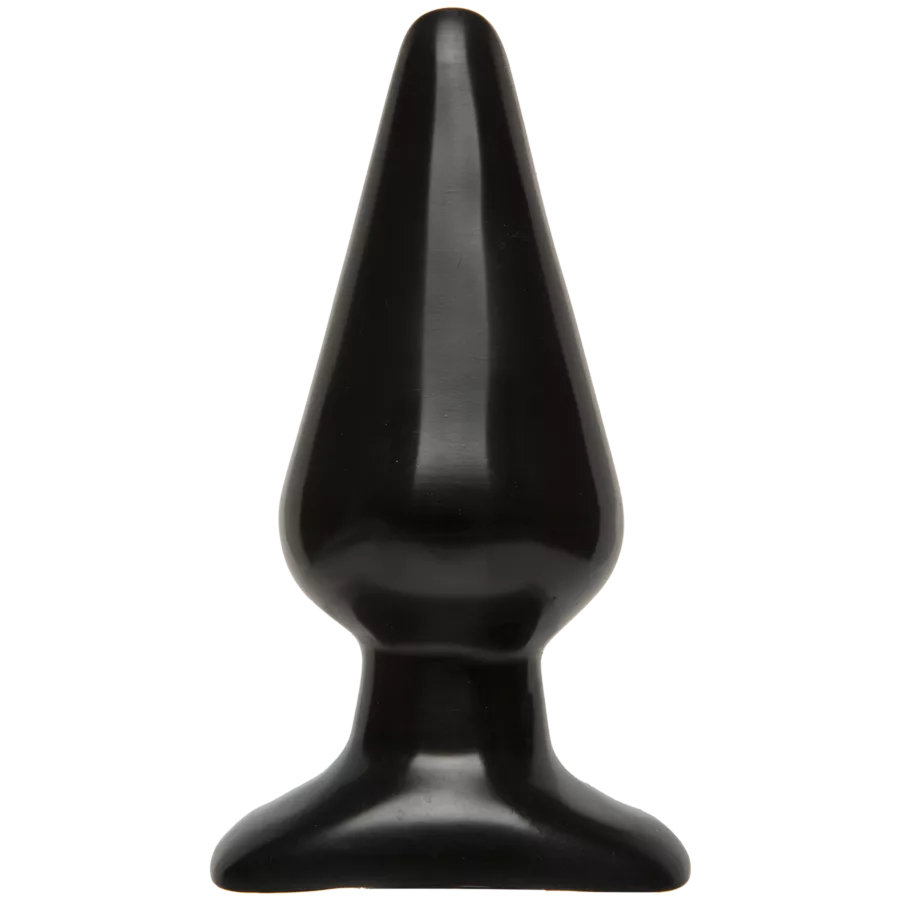 Butt Plug Smooth 12 x 6 cm Zwart