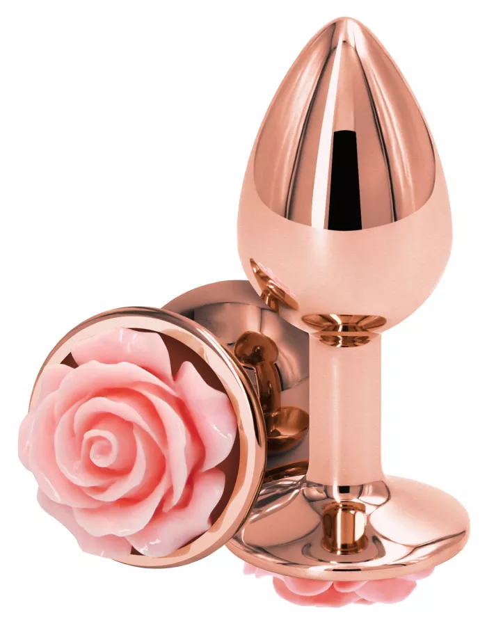Schmuck-Plug REAR S 6 x 2.7cm Rose-Rose