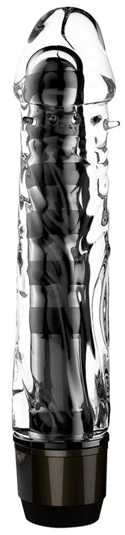 Vibrator Dildo Chris 14 x 3,3cm Transparent